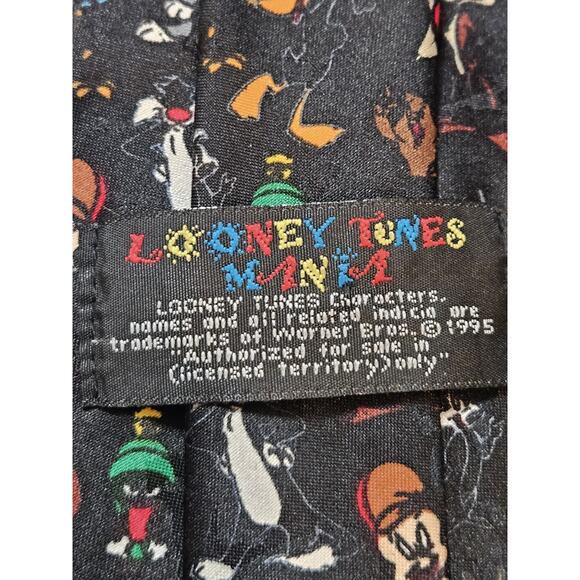 Vtg 90's Looney Tunes Mania Ties Lot of 4 Bugs Tweety Sylvester Elmer Fudd Taz - Picture 13 of 14
